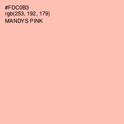 #FDC0B3 - Mandys Pink Color Image